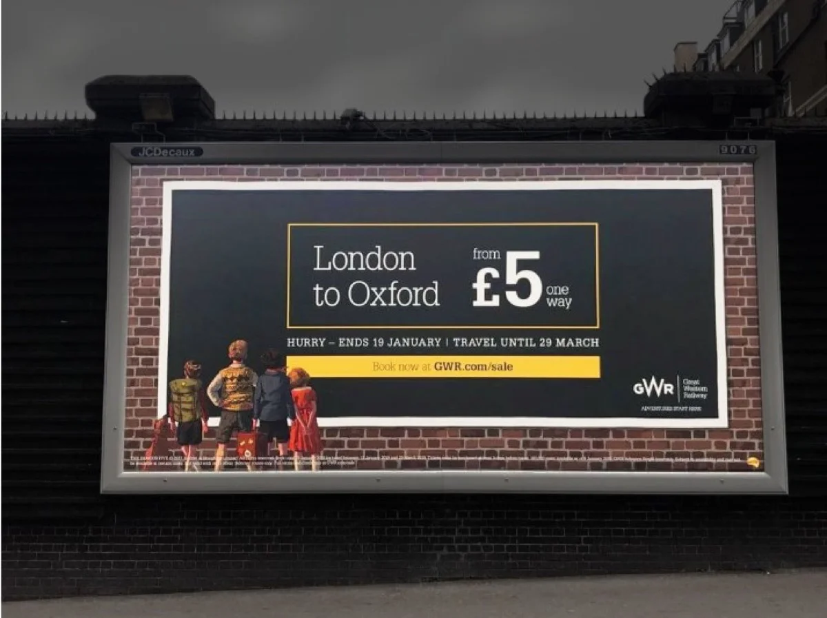 London wall mounted 48 sheet billboard with Stormflex