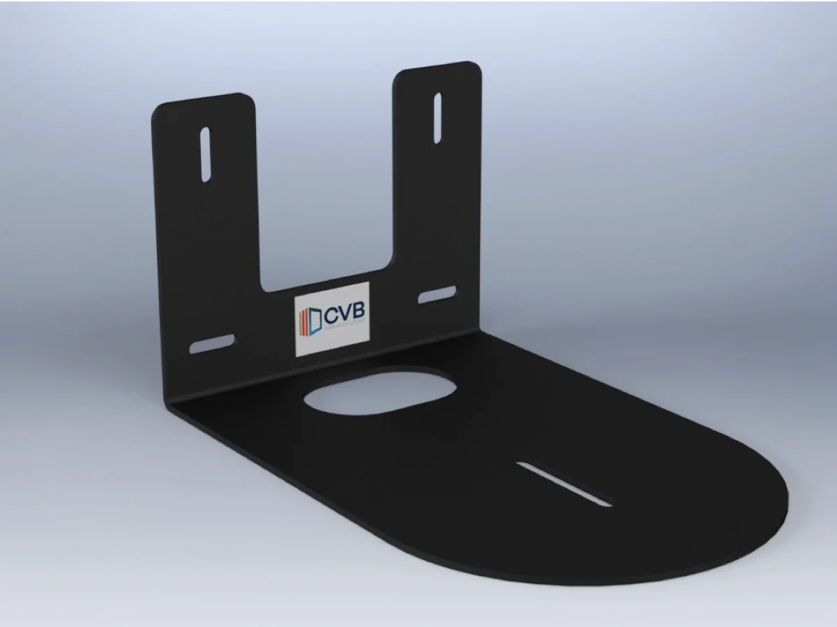 PTZ camera wall mount installation detail