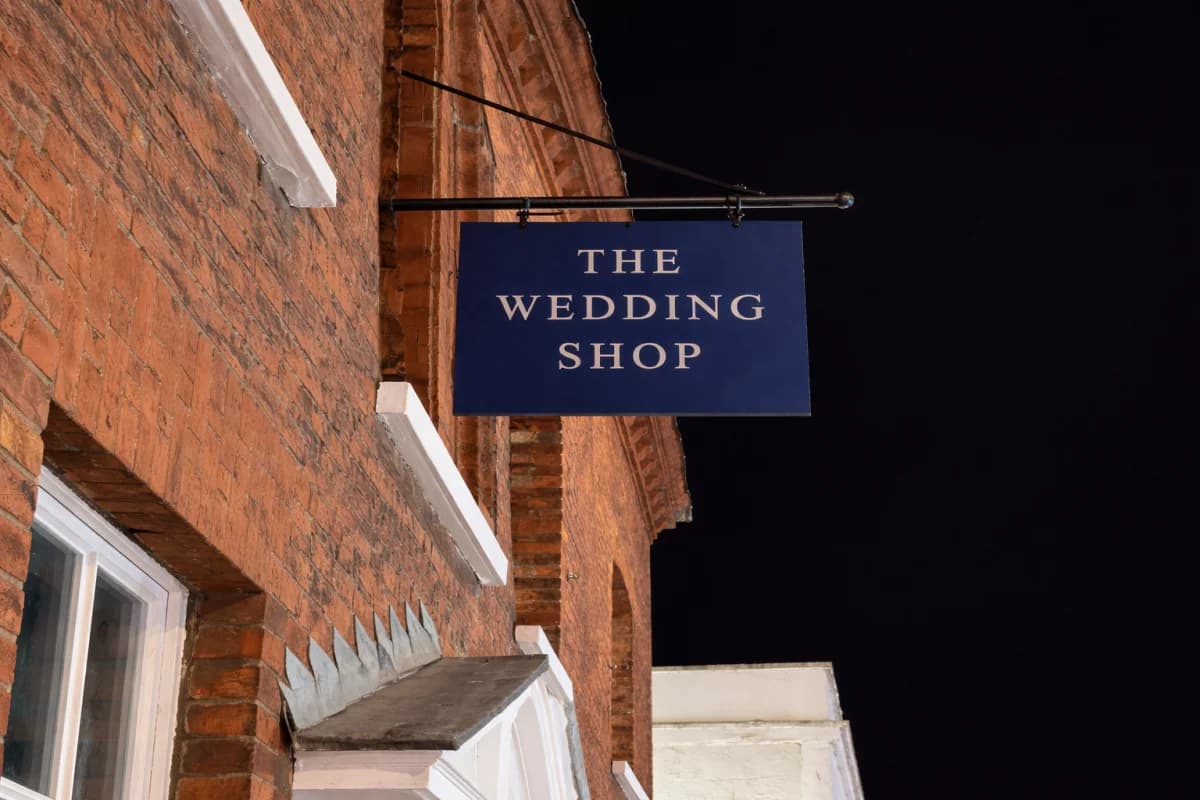 Exterior retail signage