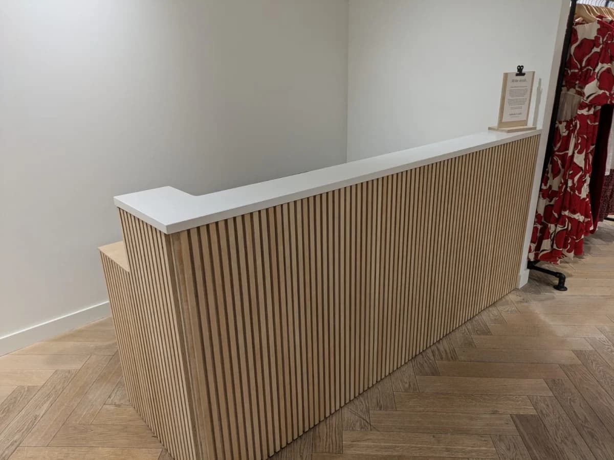 Custom retail counter