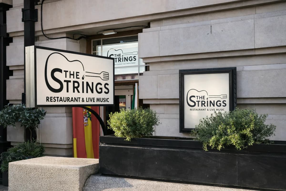 Rigid face lightbox outdoor illuminated signage