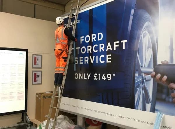 Professional poster installation and posting services by CVB Technical Solutions nationwide