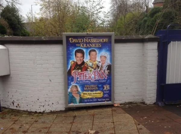 Scotland rail network outdoor poster cases installation by CVB Technical Solutions