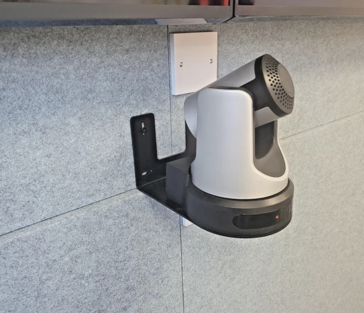 Universal PTZ Camera Wall Mount for video conferencing by CVB Technical Solutions